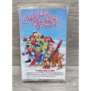 The Sanders Family Christmas Sing-Along for Kids Cassette Tape 1992 Silver Bells